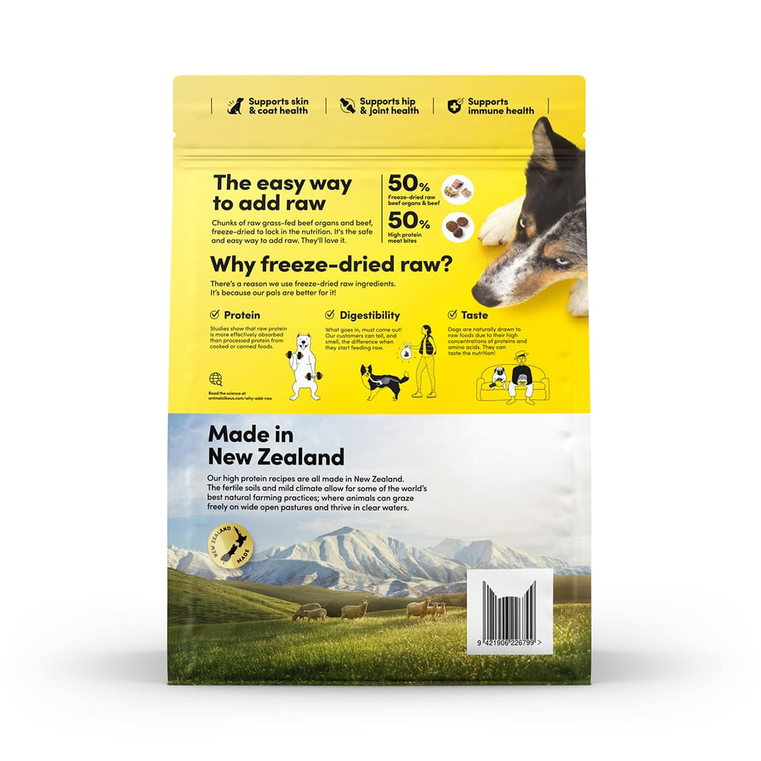 Animals Like Us RawMix50 with Grass Fed Beef Dry Dog Food