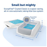 ScoopFree Crystal Classic Self-Cleaning Litter Box