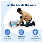 ScoopFree Crystal Classic Self-Cleaning Litter Box