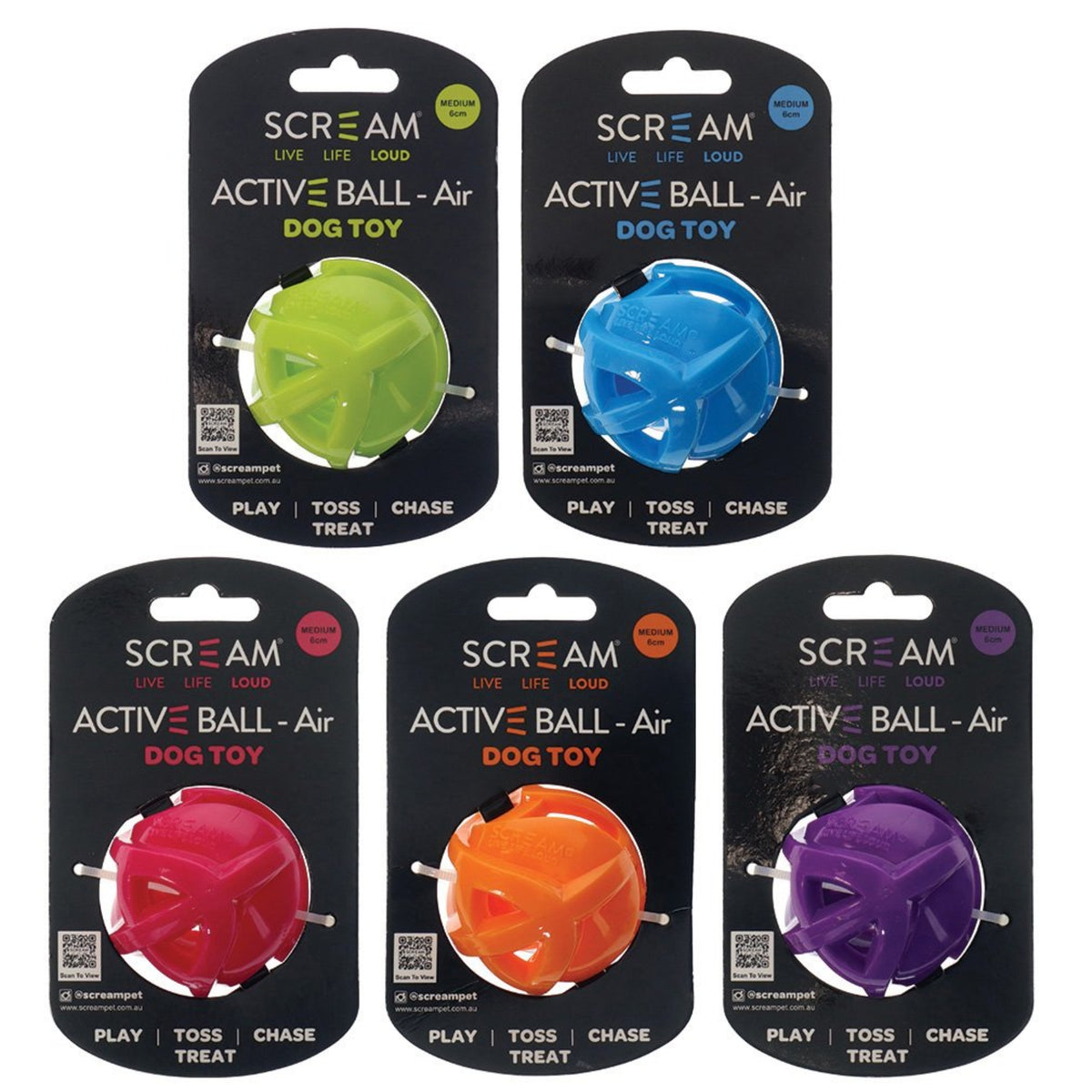 Scream Active Ball AIR - Medium 6cm