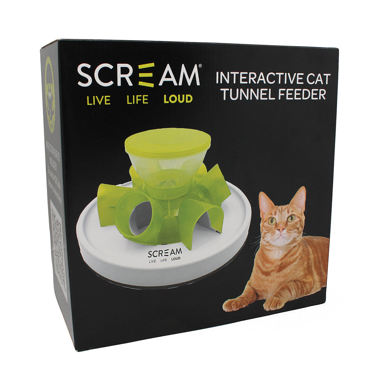 Scream Interactive Cat Tunnel Feeder