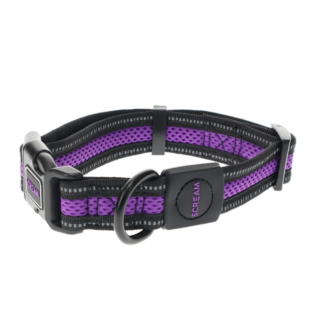 Scream Reflective Adjustable Dog Collar
