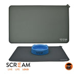 Scream Silicone Food Mat - Grey