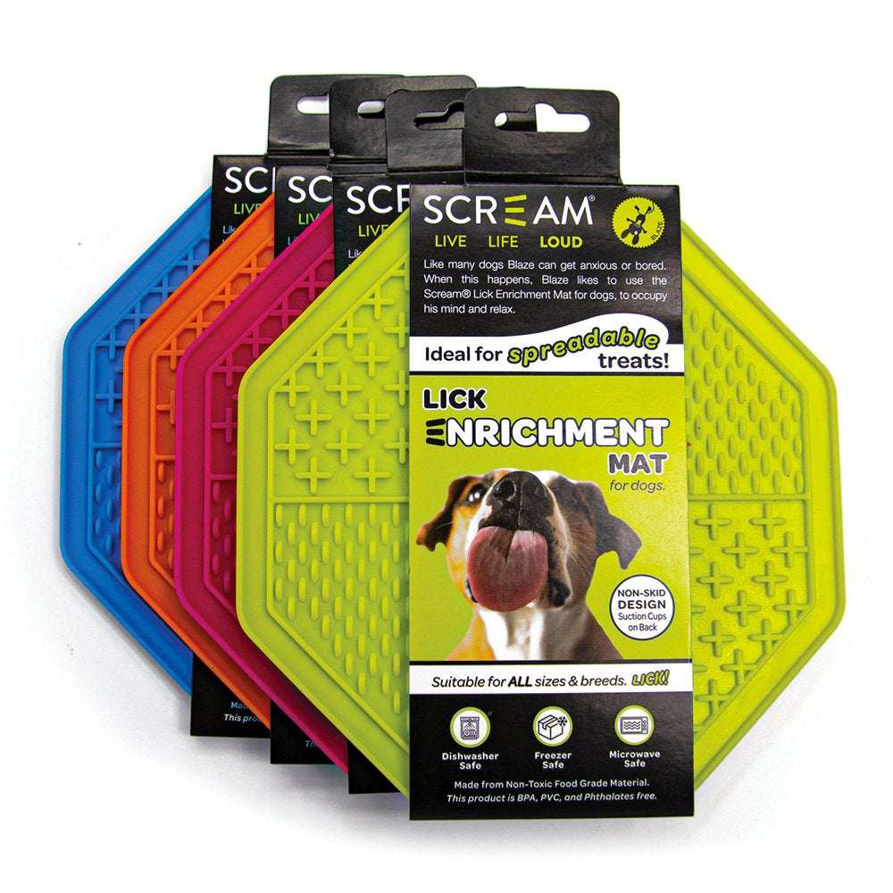 Scream Lick Enrichment Mat Suction Base - Octagon