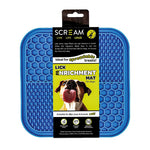 Scream Lick Enrichment Mat Non Skid Base - Square