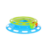 Scream Single Layer Orb Tower Cat Toy with Spin Top
