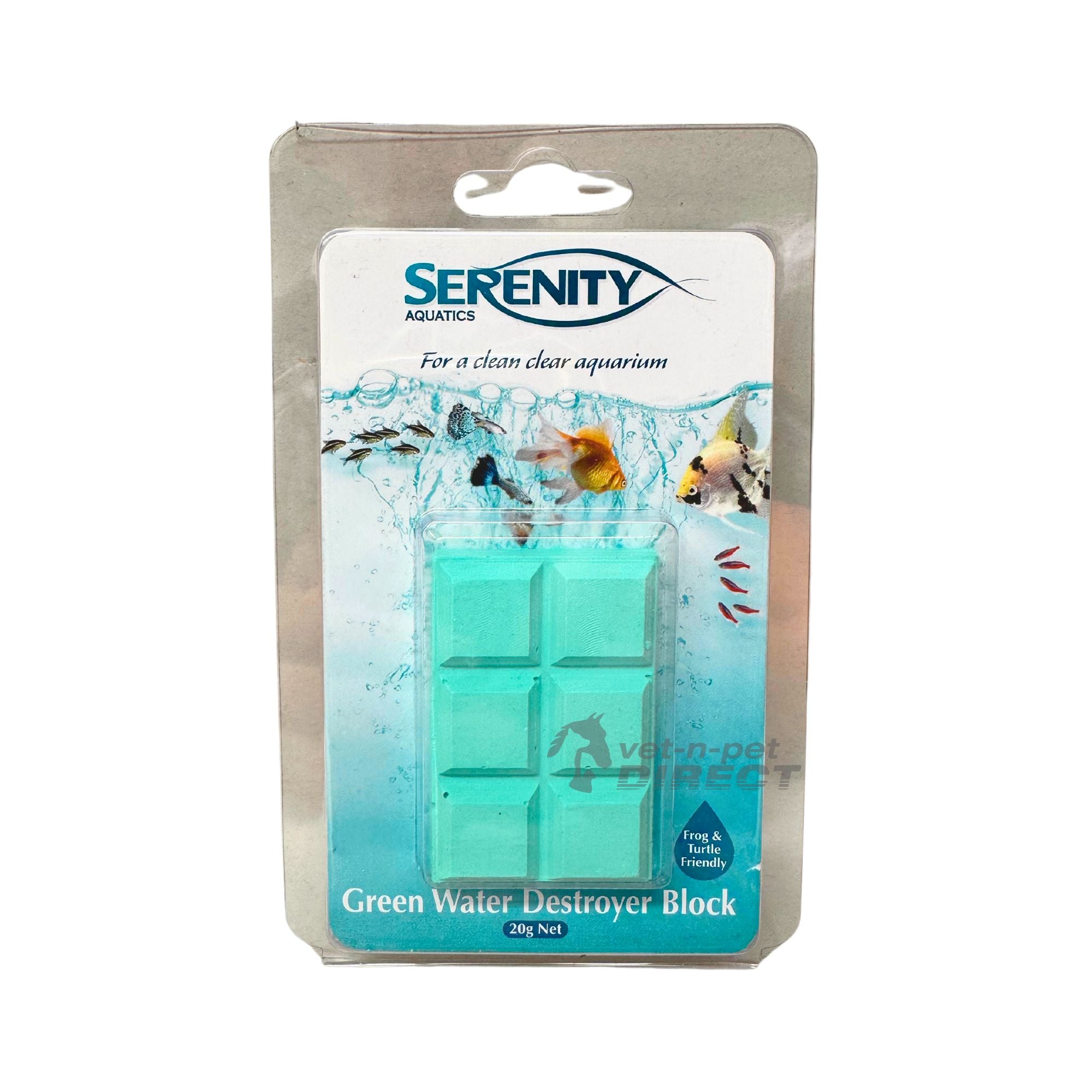 Serenity Green Water Destroyer Block for Aquariums 20g