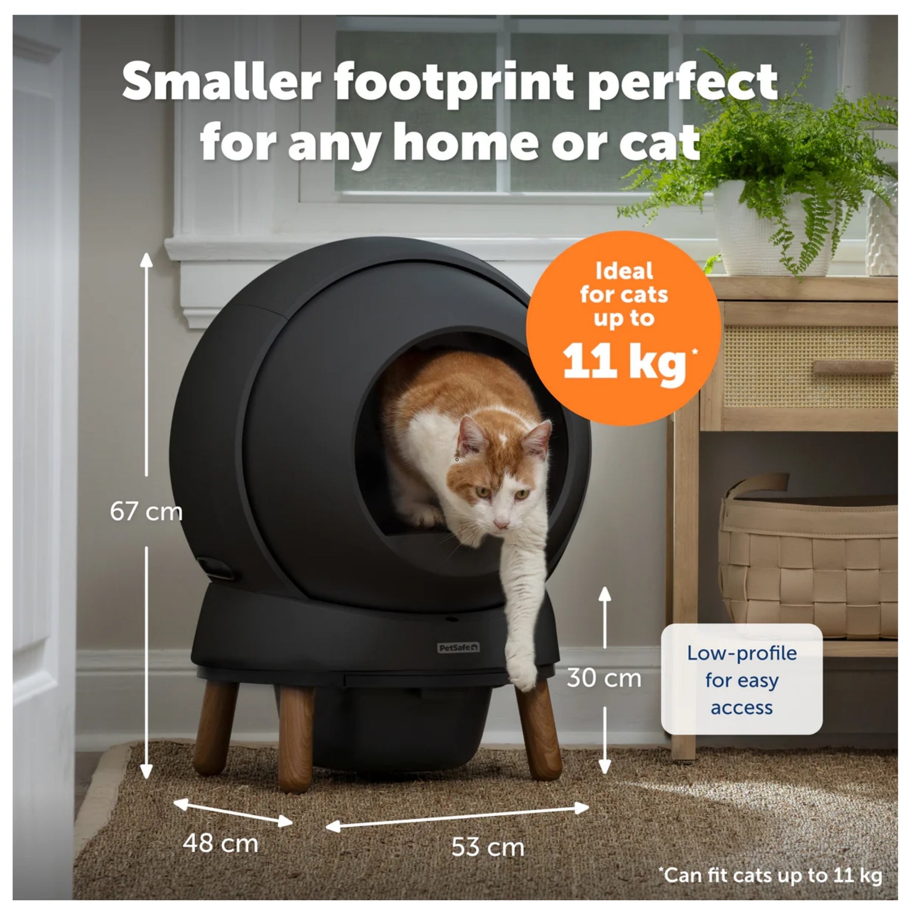 PetSafe ScoopFree SmartSpin Self-Cleaning Litter Box - Black