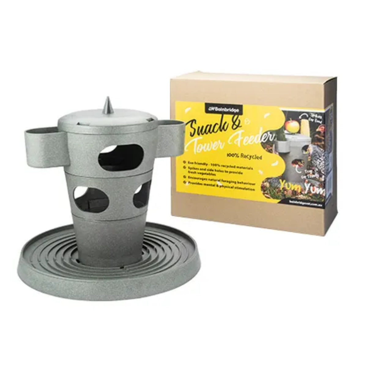 Bainbridge Chicken Playground – 100% Recycled Snack & Feed Tower