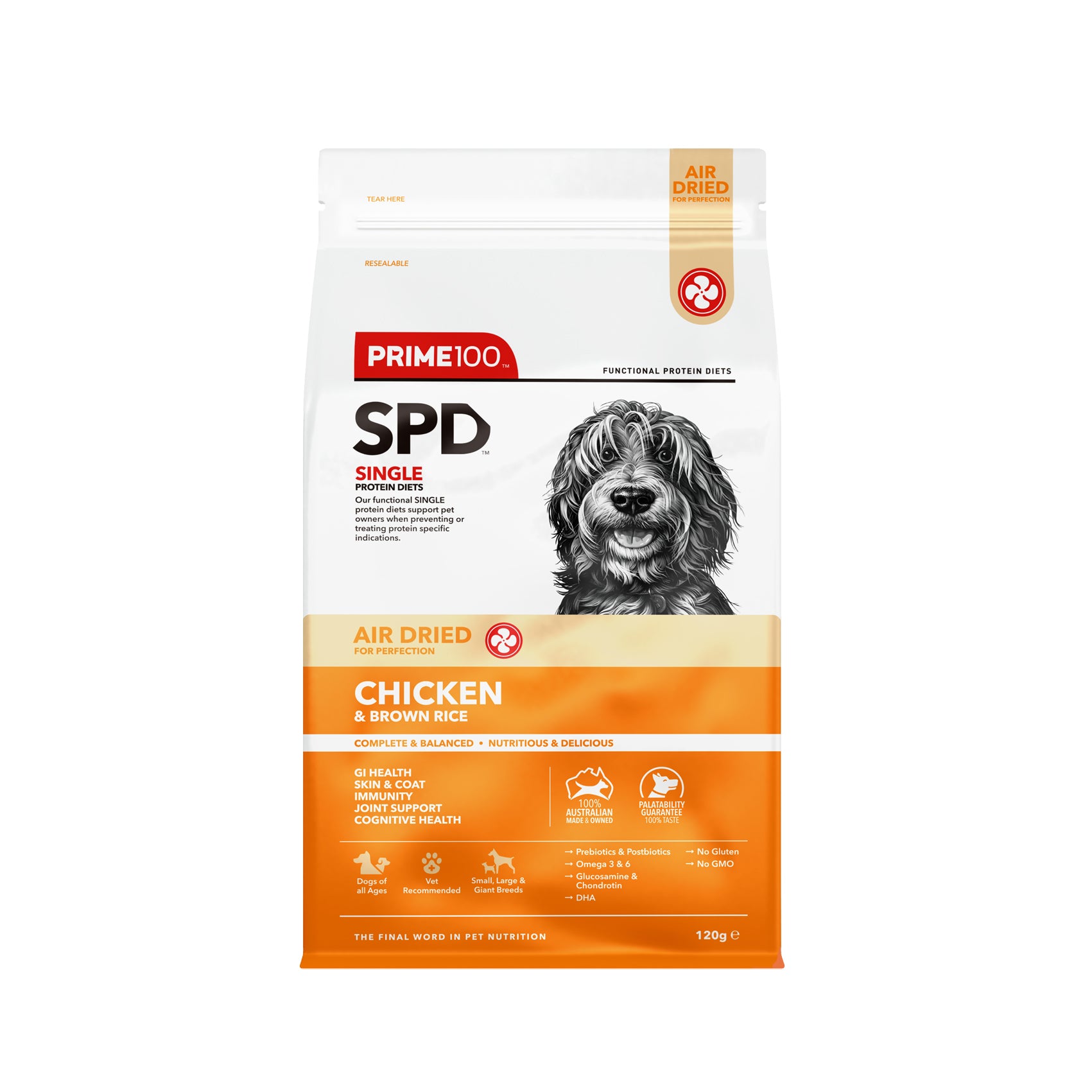 Prime100 SPD Air Dried Chicken & Brown Rice