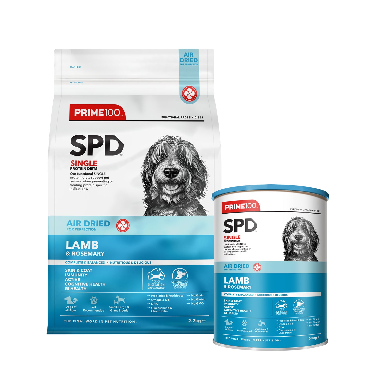 Prime100 SPD Air Dried Lamb & Rosemary