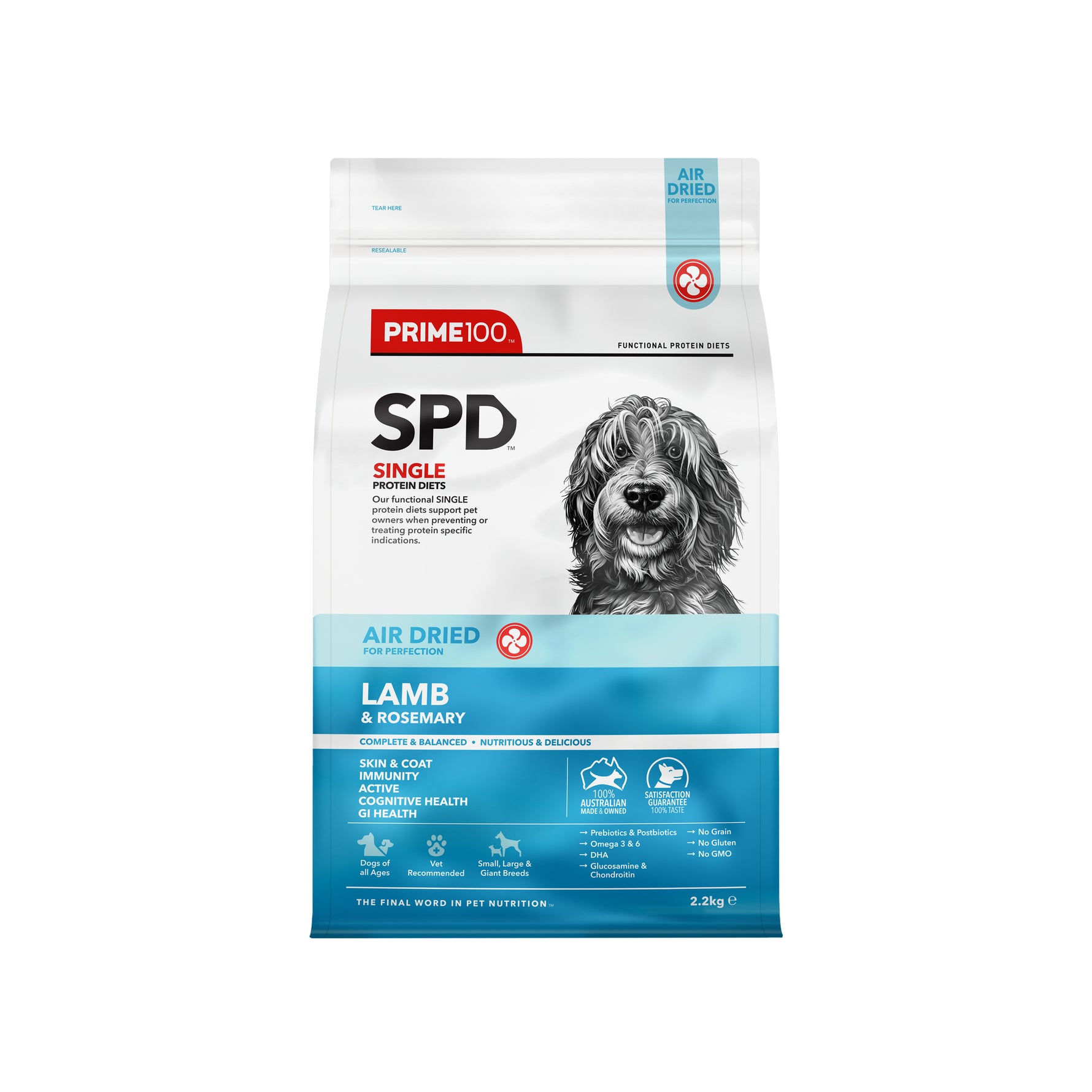 Prime100 SPD Air Dried Lamb & Rosemary