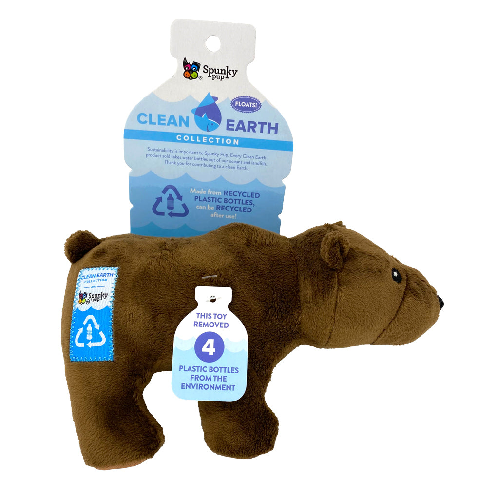 Spunky Pup Clean Earth Plush Bear