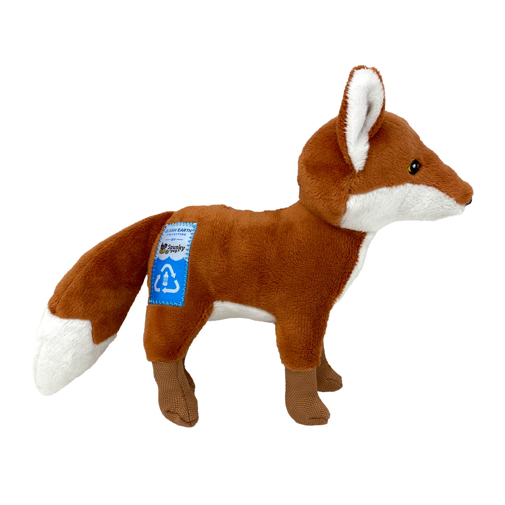 Spunky Pup Clean Earth Plush Fox