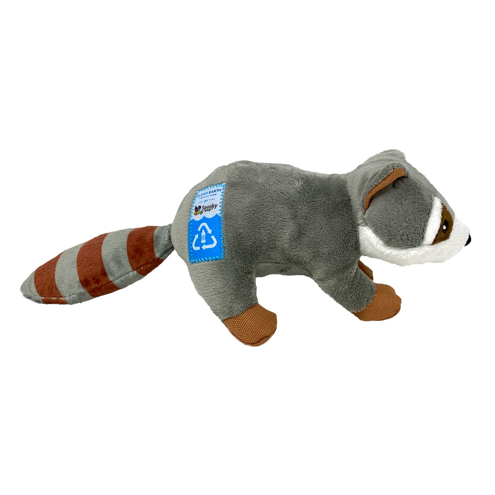 Spunky Pup Clean Earth Plush Racoon