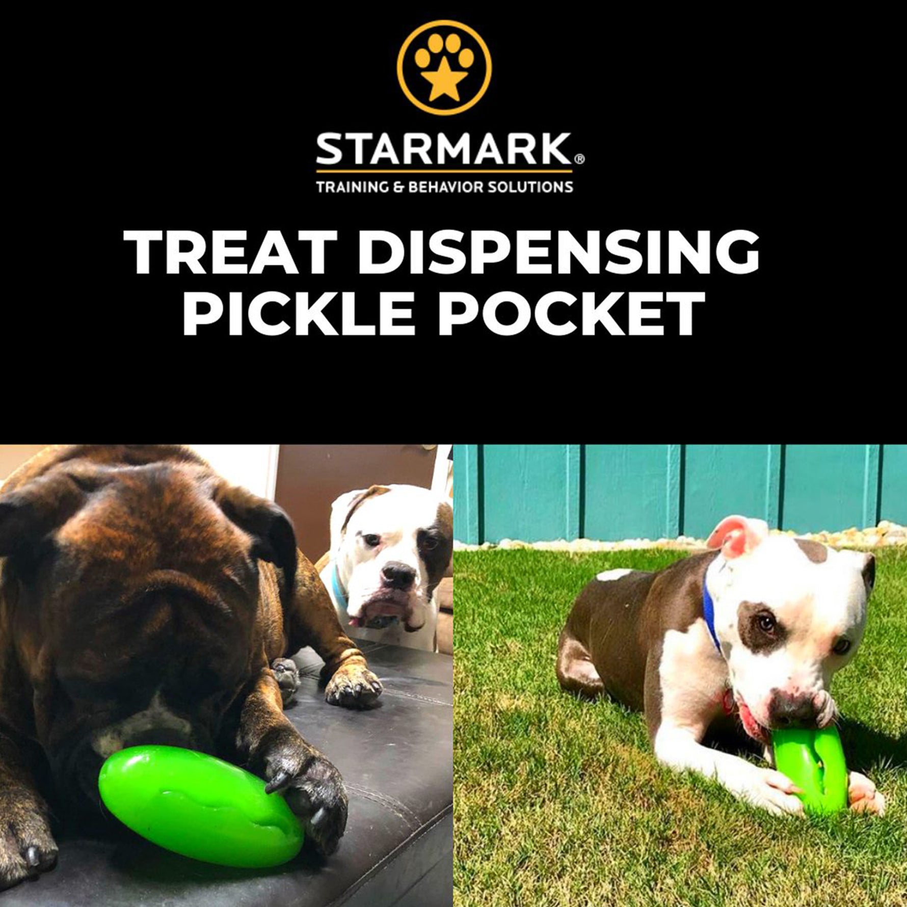 Starmark Treat Dispensing Pickle Pocket