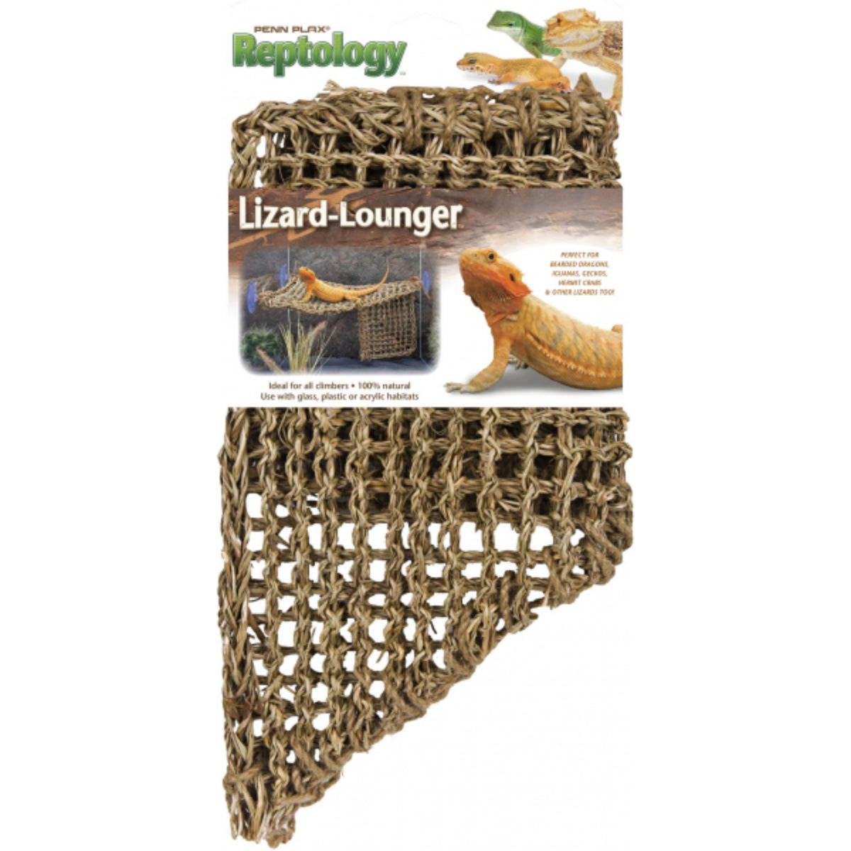Penn Plax Reptology Corner Lizard Lounger - Large