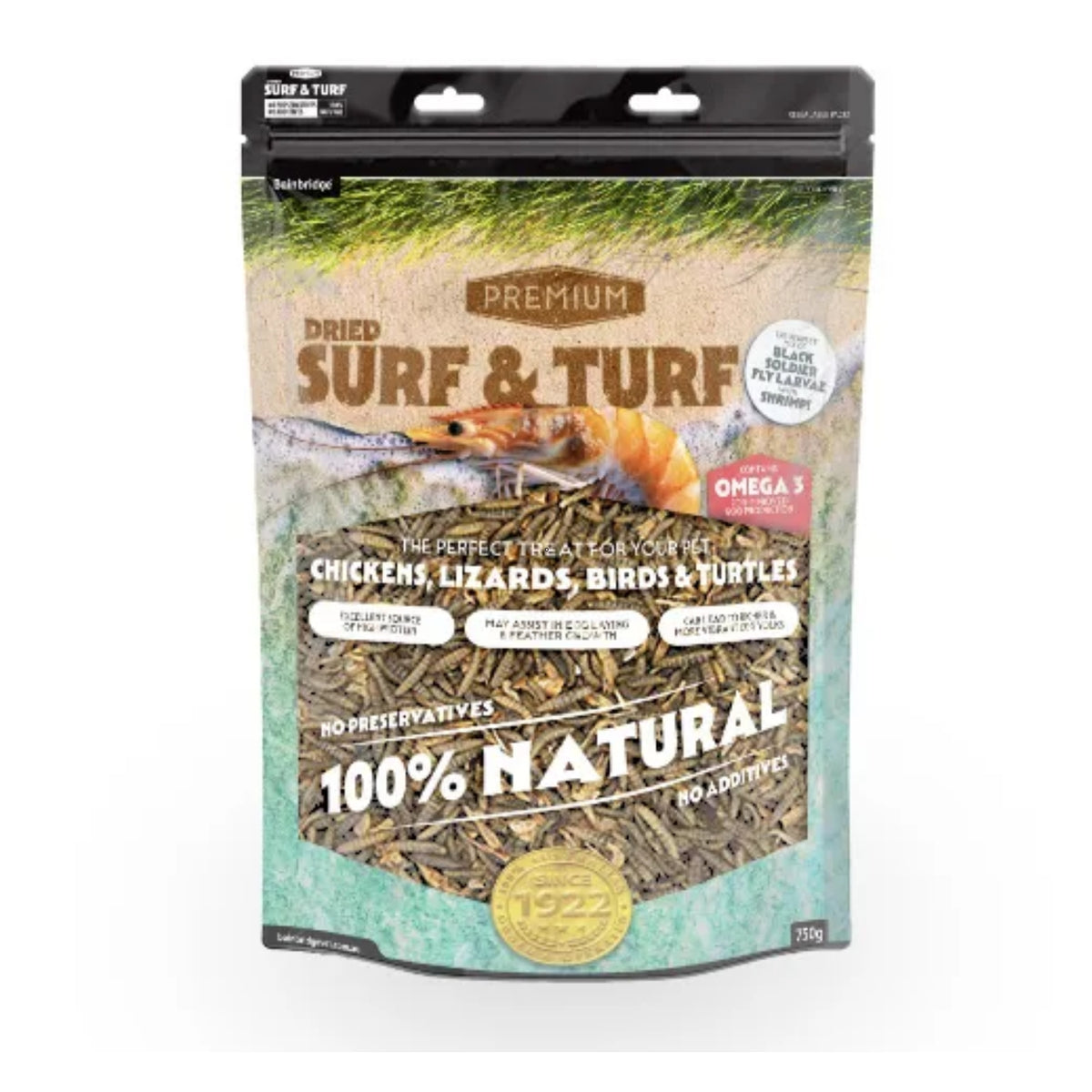 Bainbridge Surf & Turf Shrimp & Black Soldier Fly Larvae Treat