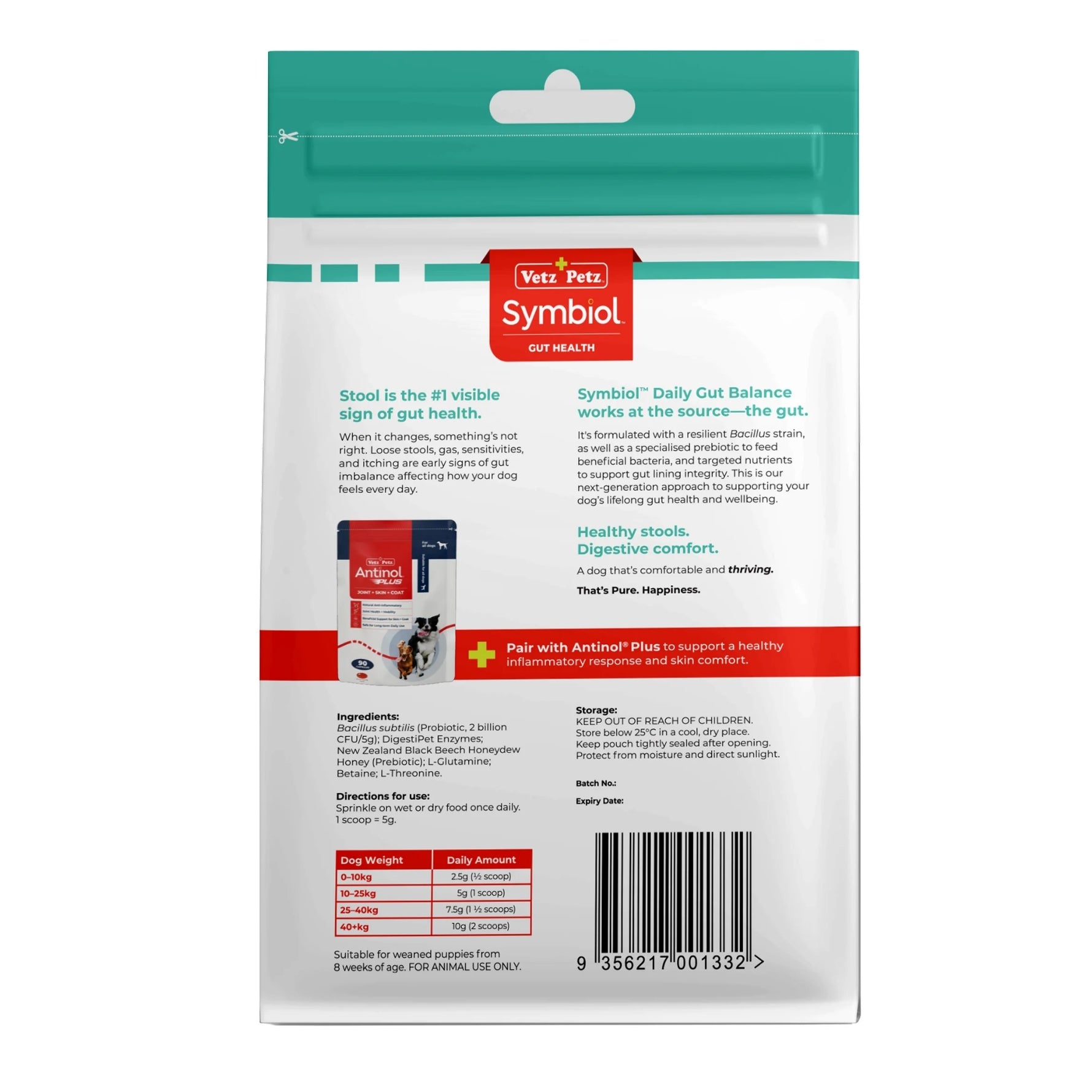 Symbiol Daily Gut Balance for Dogs