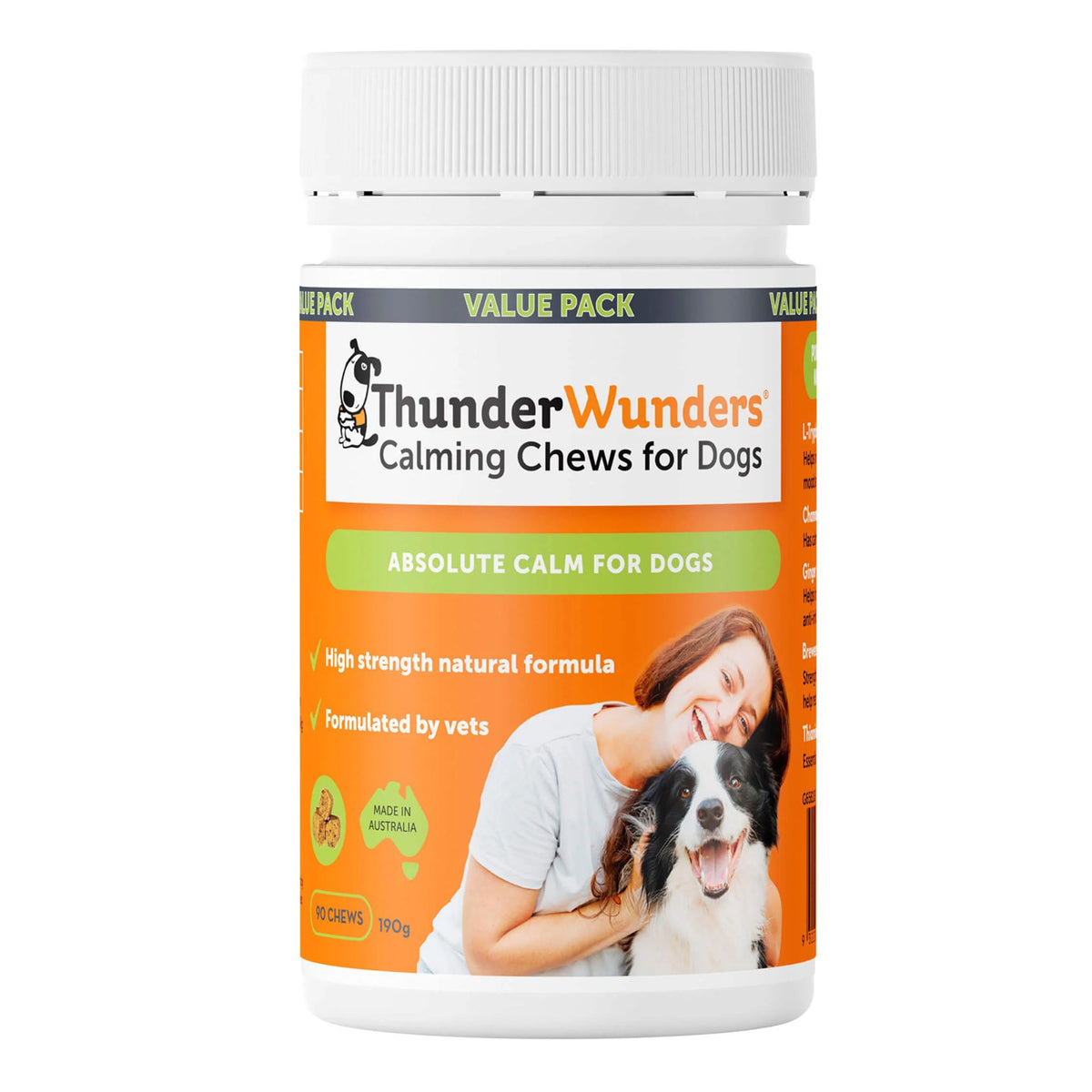 ThunderWunders Calming Chews for Dogs 190g - 90 Chews