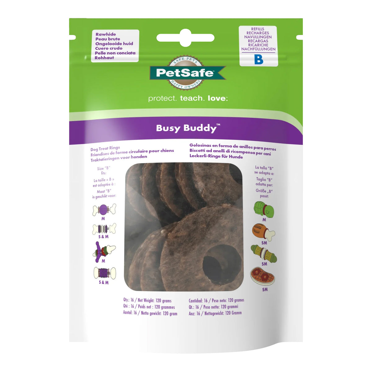 Busy Buddy Treat Ring Refill - 16 Pack