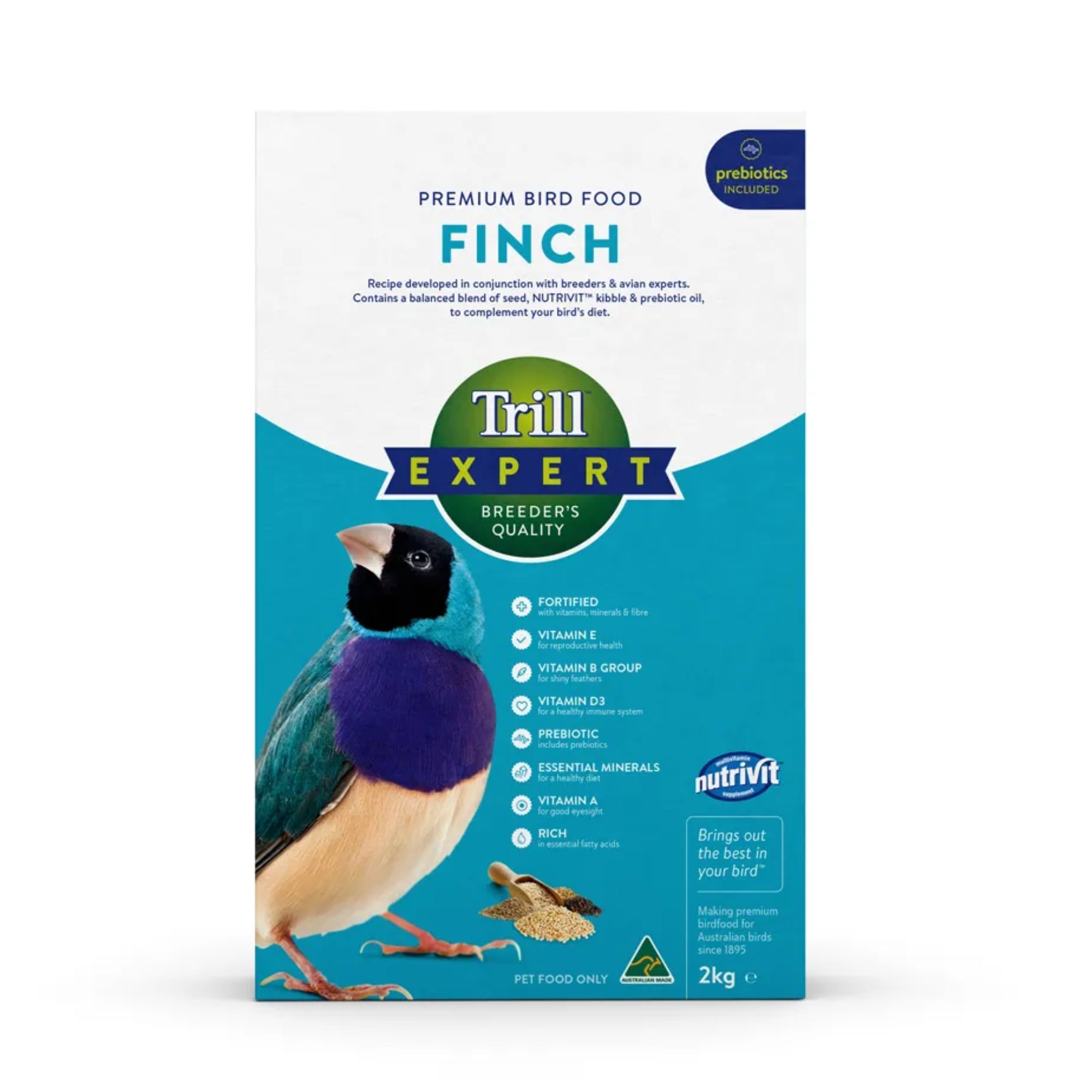 Trill Expert Finch Premium Bird Food 2kg
