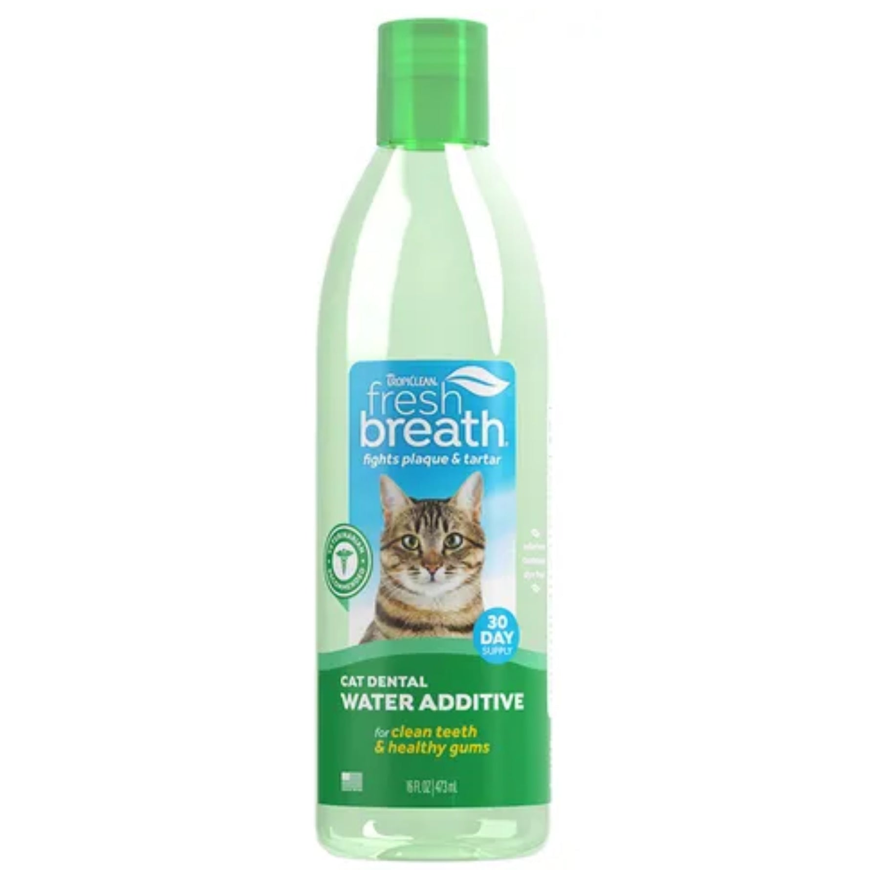 TropiClean Fresh Breath Dental Water Additive for Cats 473mL