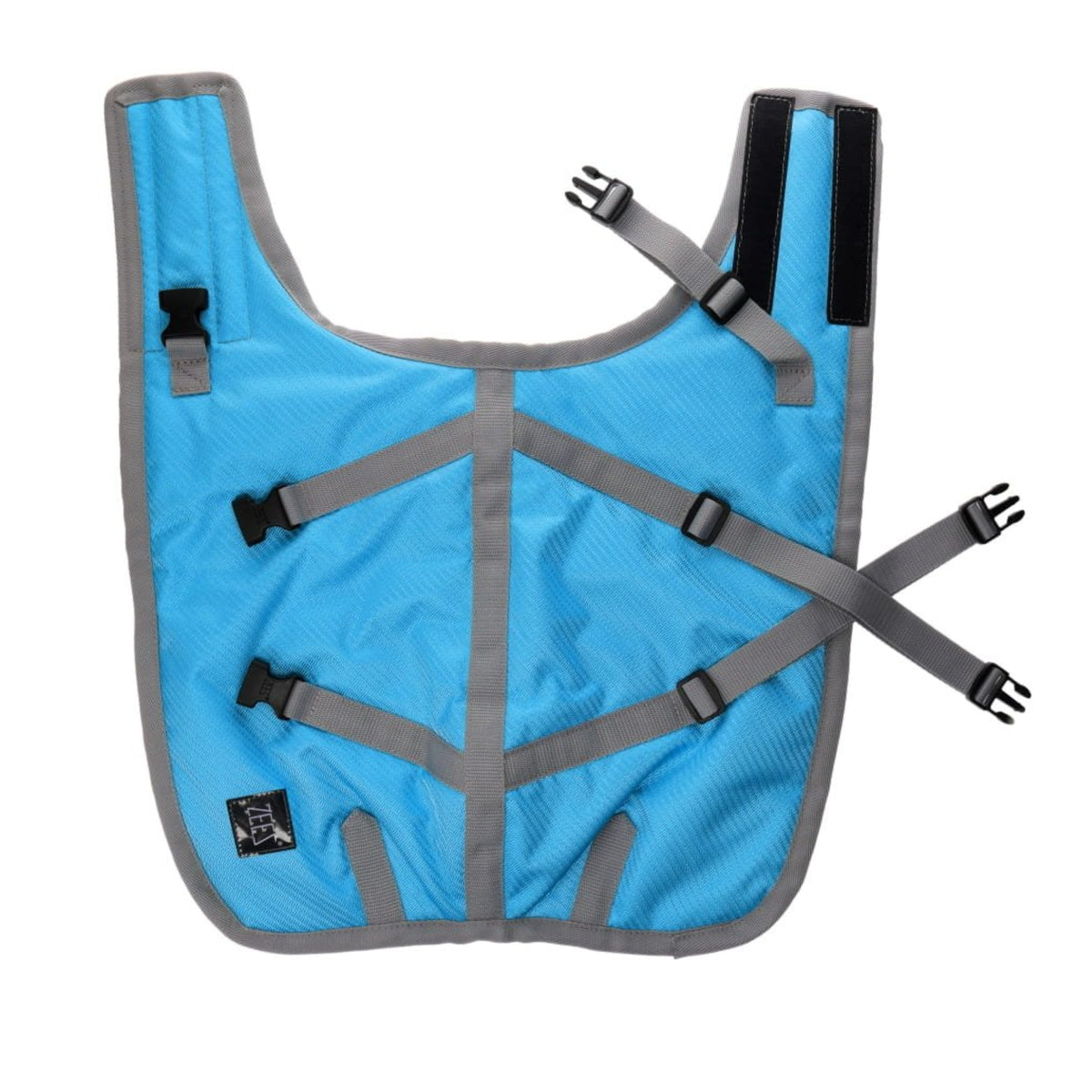 ZeeZ Supreme Dog Coat - Turquoise/Grey