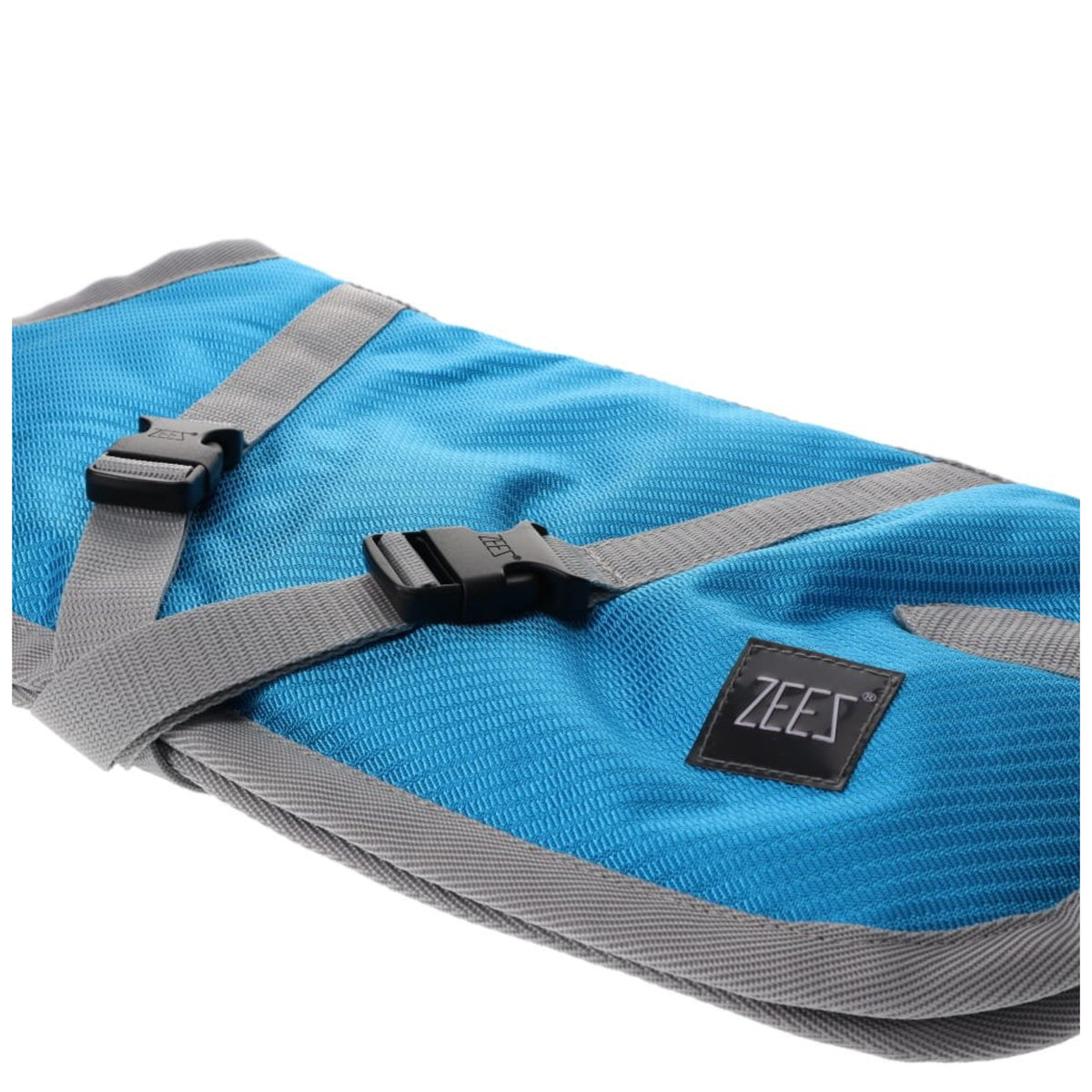 ZeeZ Supreme Dog Coat - Turquoise/Grey