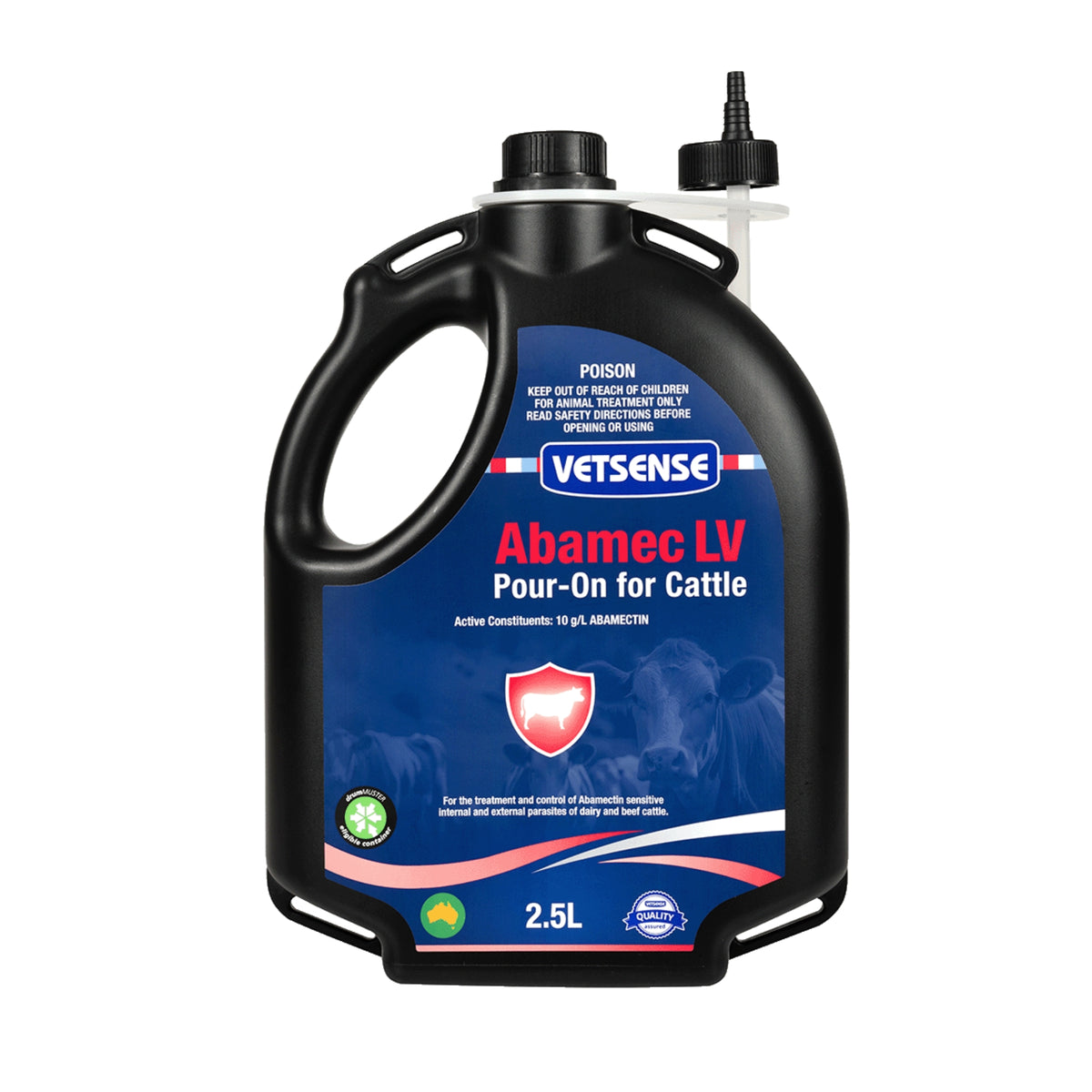 Vetsense Abamec LV Pour-on for Cattle