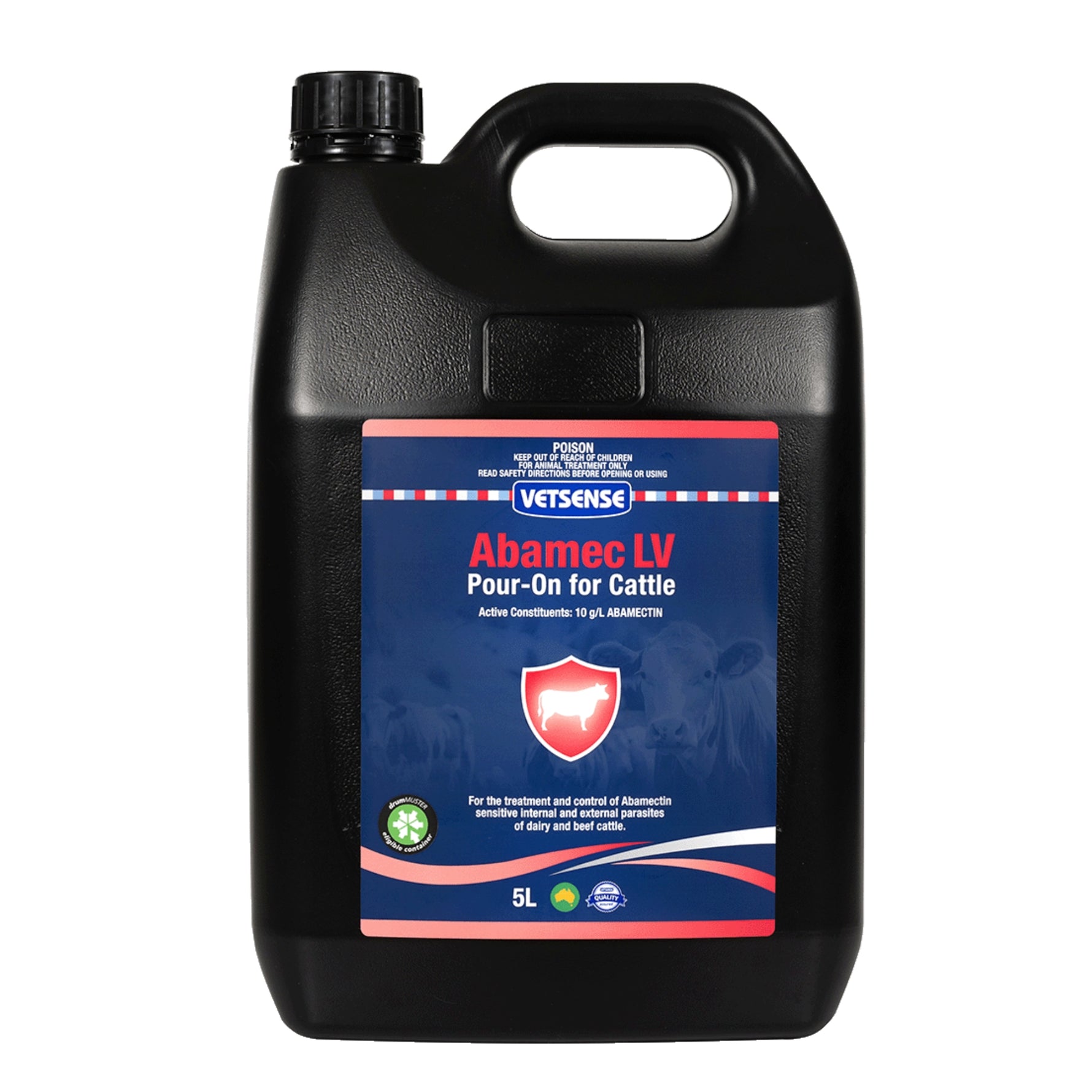 Vetsense Abamec LV Pour-on for Cattle