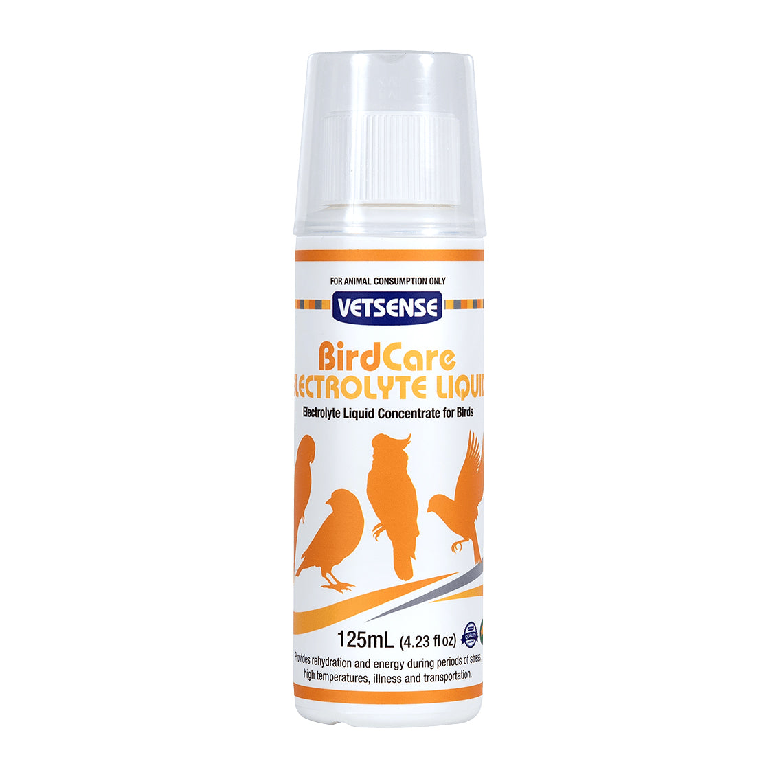 Vetsense BirdCare Electrolyte Liquid 125mL