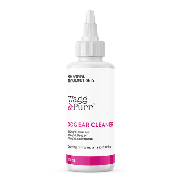 Wagg & Purr Dog Ear Cleaner 100mL | vet-n-pet DIRECT