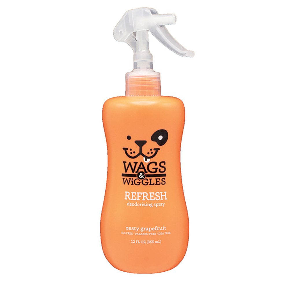 Wags &amp; Wiggles Refresh Deodorizing Spray - Zesty Grapefruit 355mL
