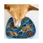 West Paw Feast Double Sided Lick Mat Slow Feeder for Dogs - Bubbles