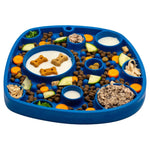 West Paw Feast Double Sided Lick Mat Slow Feeder for Dogs - Bubbles