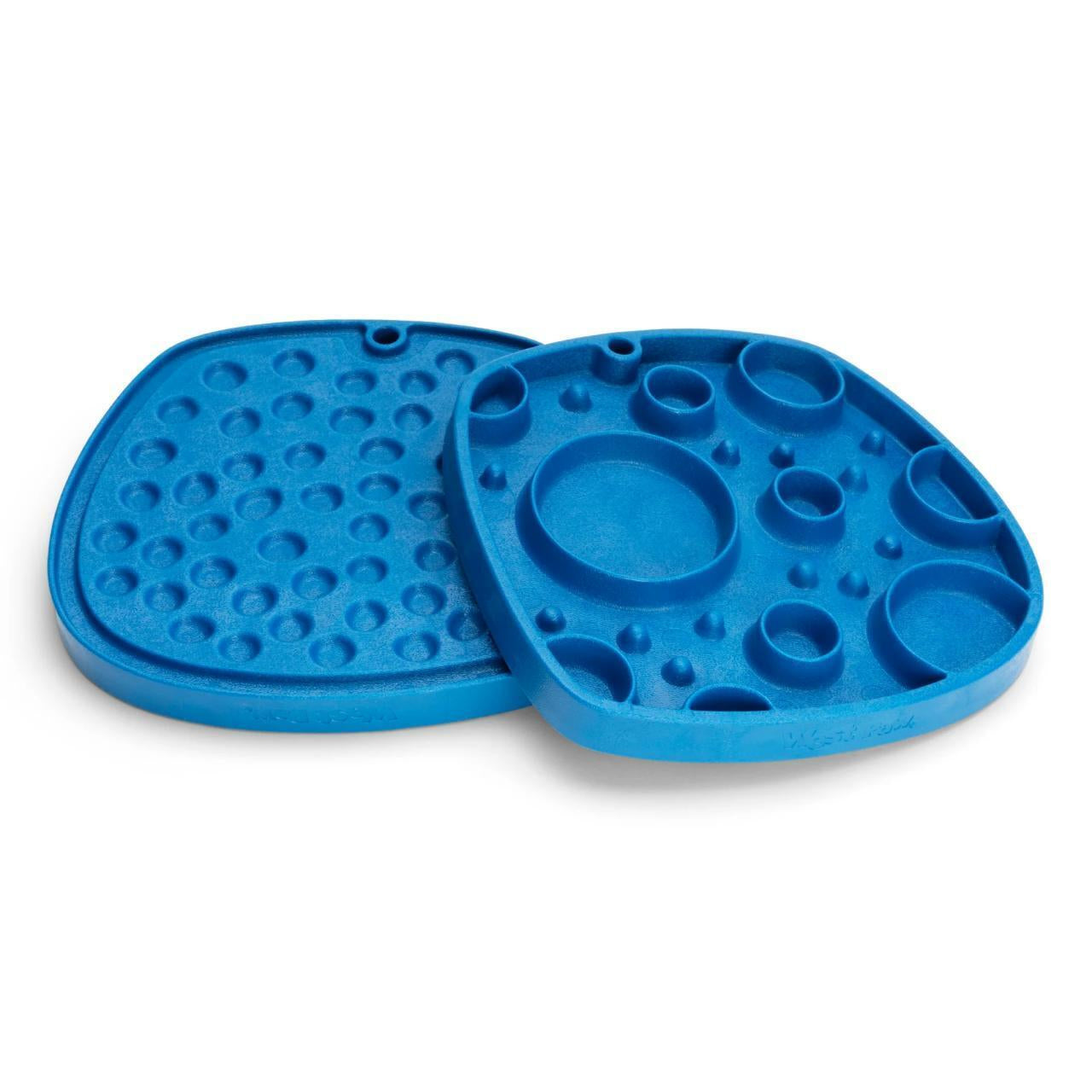 West Paw Feast Double Sided Lick Mat Slow Feeder for Dogs - Bubbles