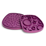 West Paw Feast Double Sided Lick Mat Slow Feeder for Dogs - Bubbles