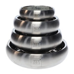 ZEEZ Signature Collection Stainless Steel Curved Pet Bowl