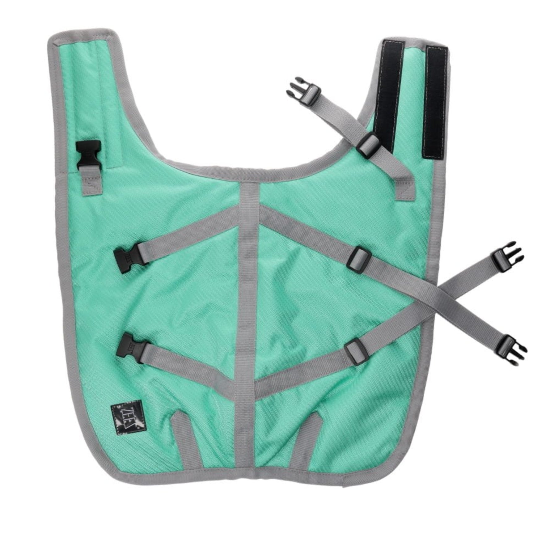 ZeeZ Supreme Dog Coat - Mint Green/Grey