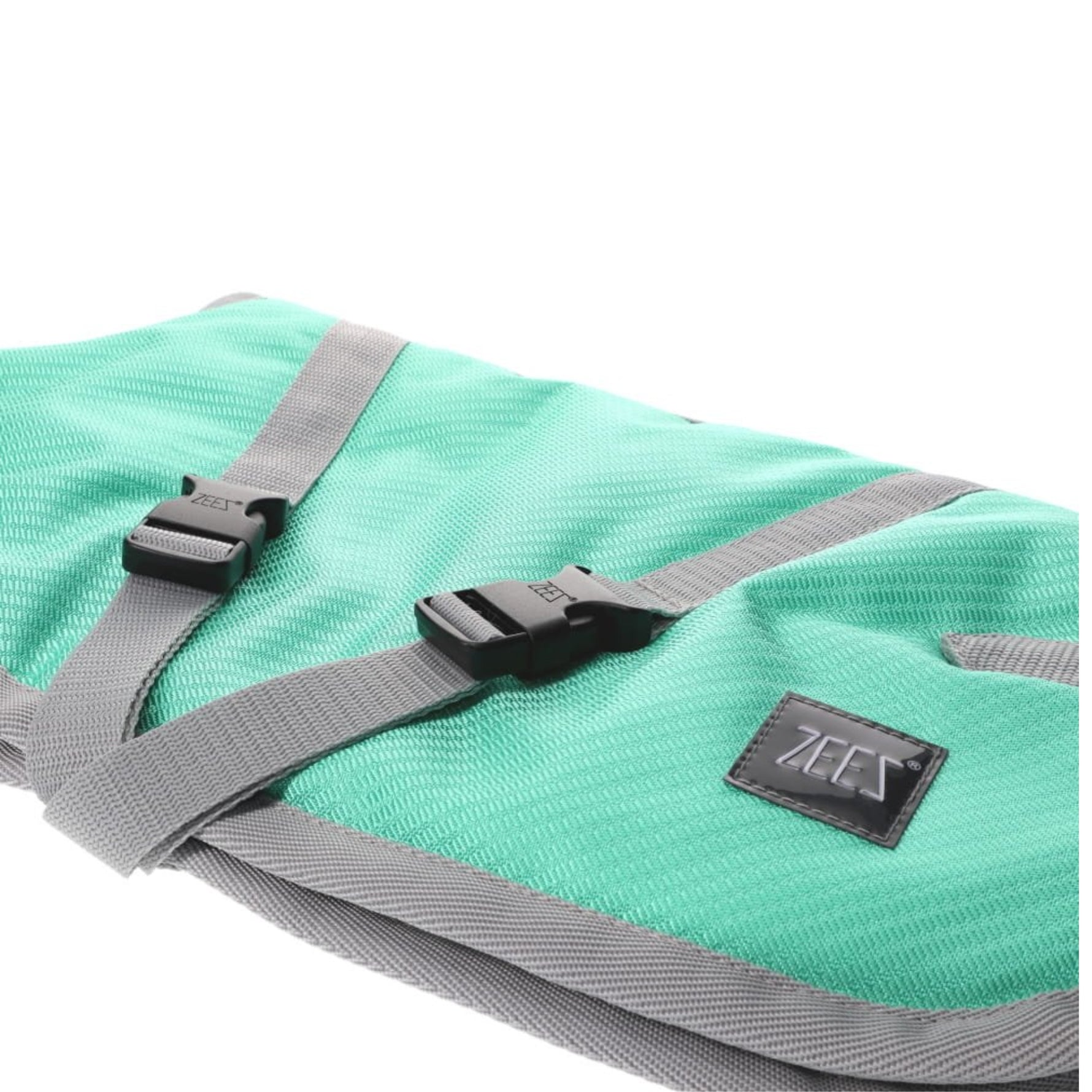 ZeeZ Supreme Dog Coat - Mint Green/Grey