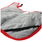 ZeeZ Supreme Dog Coat - Navy Stone/Red