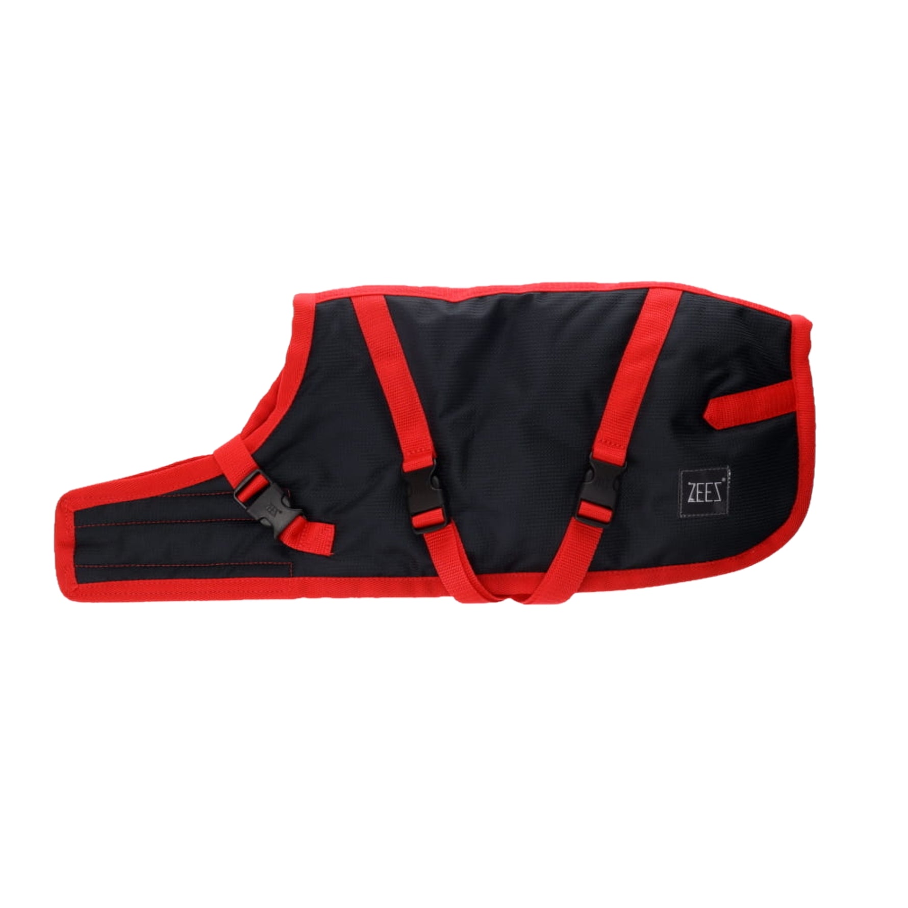 ZeeZ Supreme Dog Coat - Navy Stone/Red