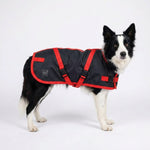 ZeeZ Supreme Dog Coat - Navy Stone/Red