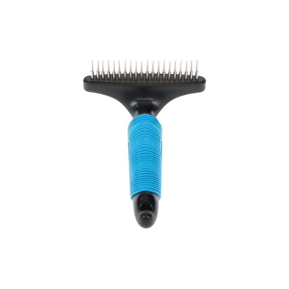 Pin Undercoat Rake ZeeZ Comfort Single Row Rotating Teeth Undercoat Rake - 20 Teeth (Long ...