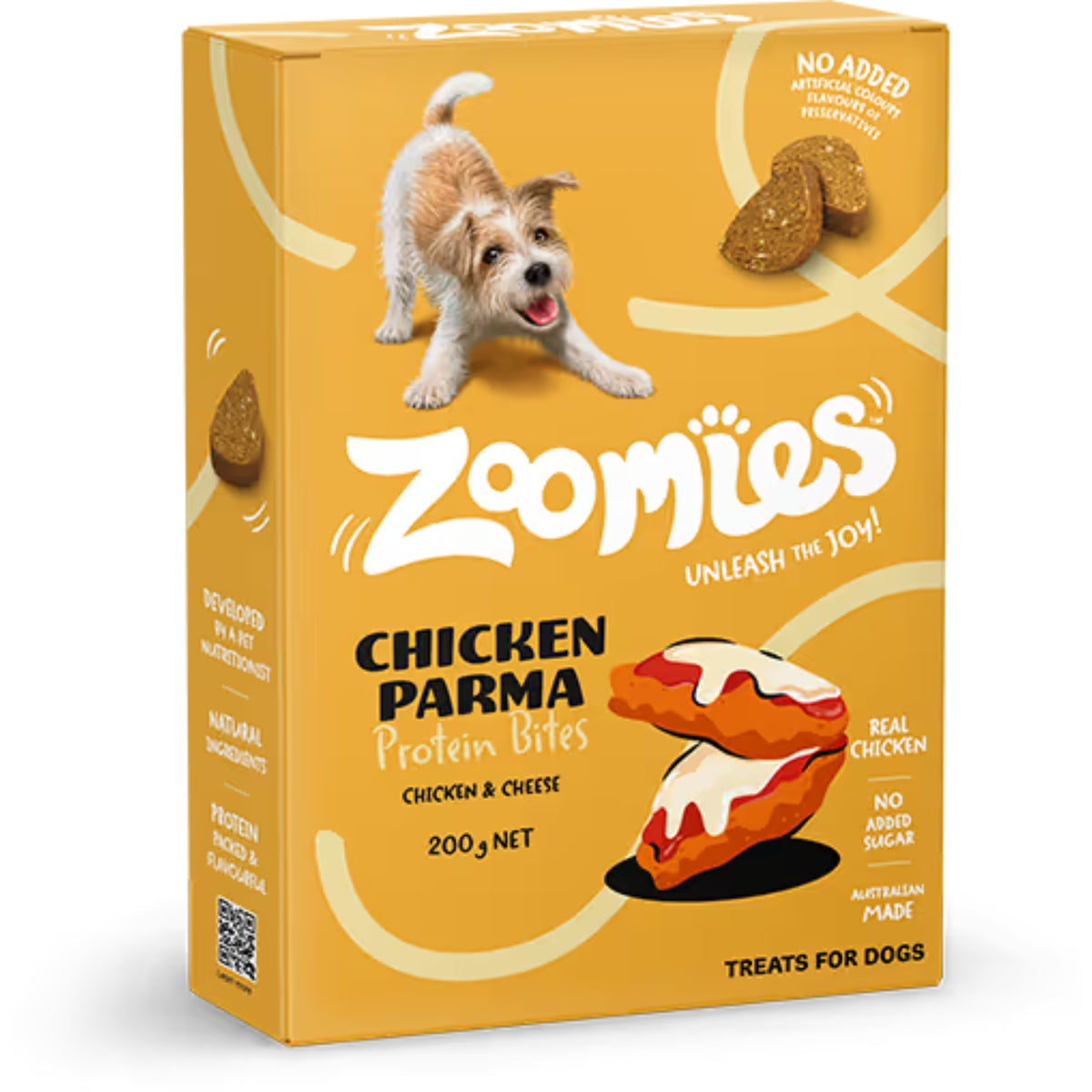 Zoomies Chicken Parma Protein Bites 200g