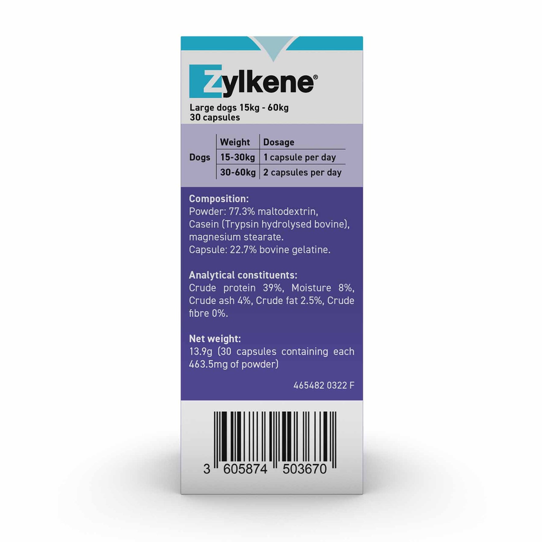 Zylkene Capsules - Behavioural Support for Cats & Dogs