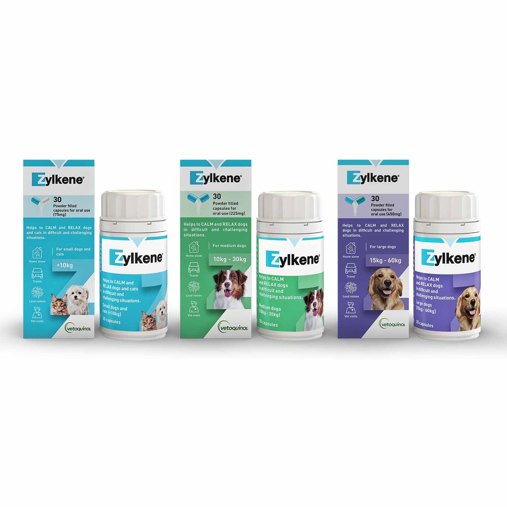 Zylkene Capsules - Behavioural Support for Cats & Dogs