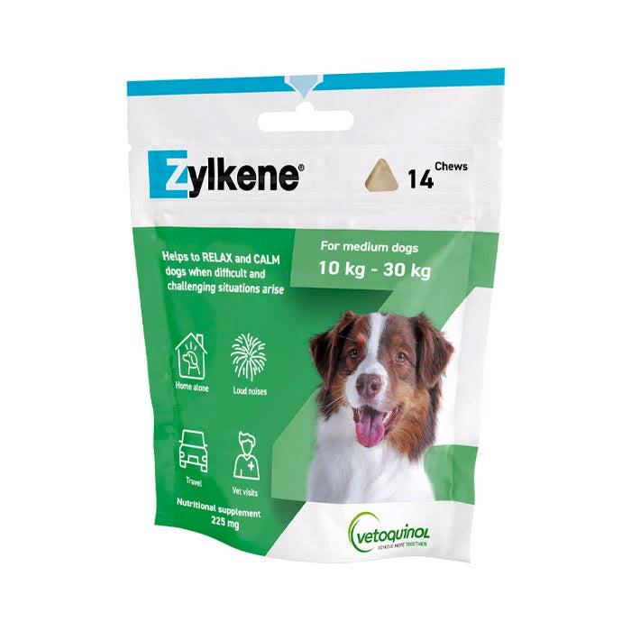 Zylkene Calm Chews for Medium Dogs 10-30kg - 14 Chews