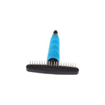 ZeeZ Comfort Single Row Rotating Teeth Undercoat Rake - 20 Teeth (Long Pins)